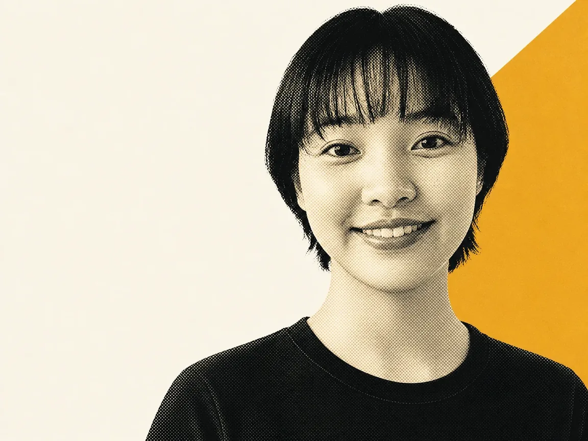 Editorial portrait of Amber Lan, AI marketing engineer